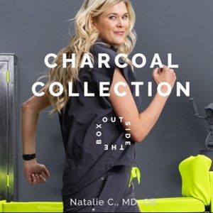 Figs Scrub Set 🧡 Charcoal Rafaela Top & Yola Pant